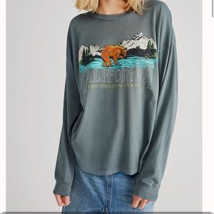California Golden State Long Sleeve NWOT daydreamer